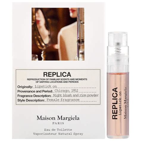 replica perfume lipstick on|Maison Martin Margiela Replica Lipstick On ~ fragrance review.